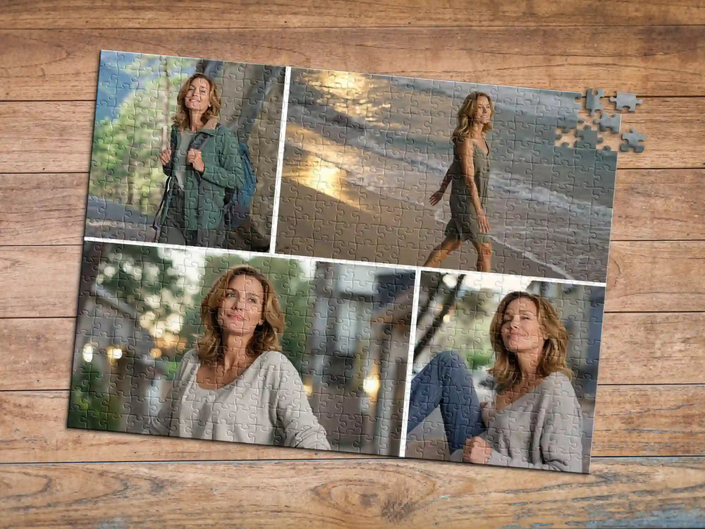 Mother's Day photo collage puzzle as a gift