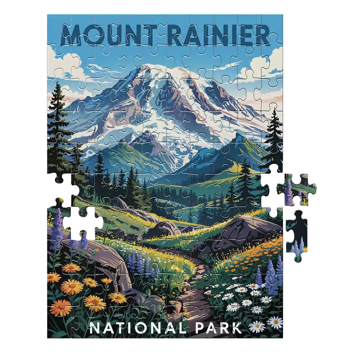 Mount Rainier National Park 100 piece puzzle by MakeYourPuzzles