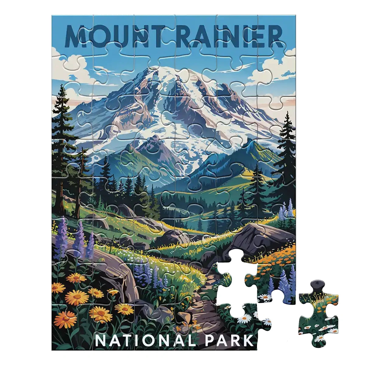 Mount Rainier National Park 48 piece puzzle by MakeYourPuzzles