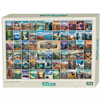 Thumbnail for National Parks Puzzle Collage 252 piece puzzle box by MakeYourPuzzles