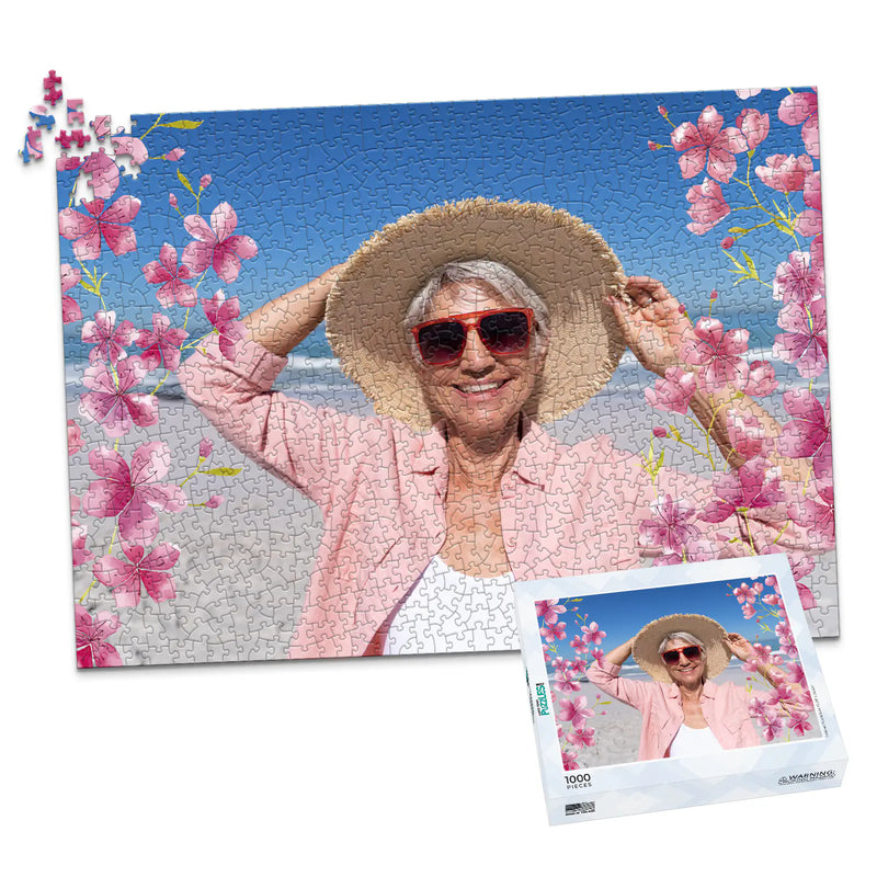 Custom single photo puzzle showing a cherished memory transformed into a keepsake