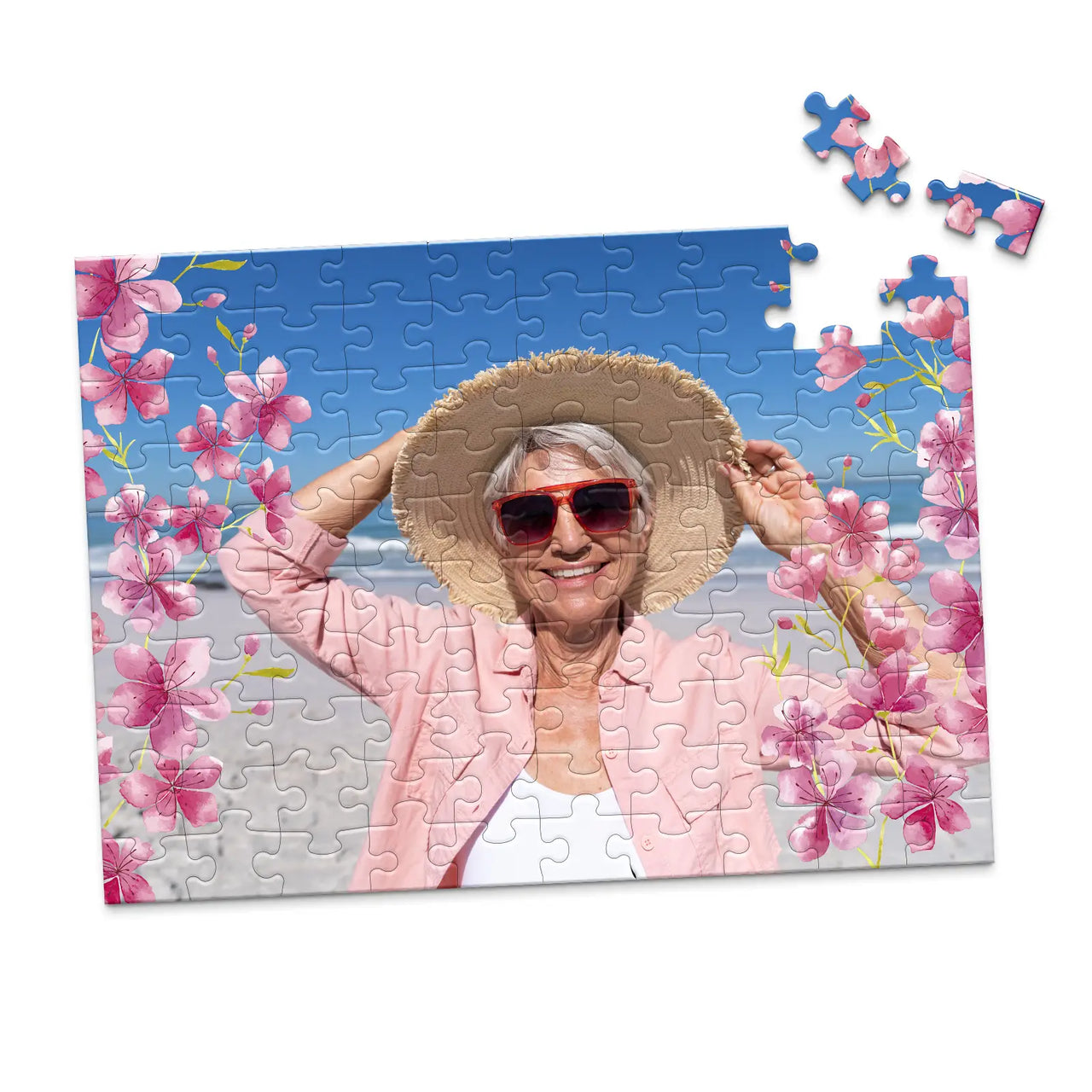 Nature Cherry Blossom Photo Puzzle - 100 piece