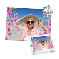Nature Cherry Blossom Photo Puzzle - 252 piece and box