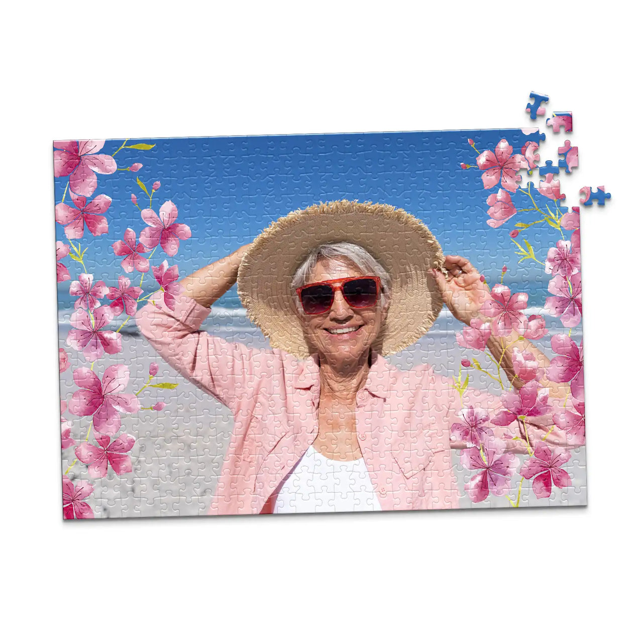 Nature Cherry Blossom Photo Puzzle - 500 piece