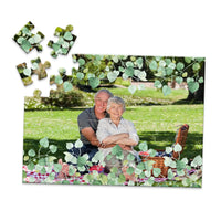 Nature Leaf Overlay Photo Puzzle - 48 piece