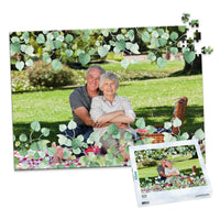 Nature Leaf Overlay Photo Puzzle - 500 piece and box
