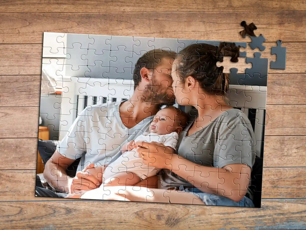 New Parents and baby photo Puzzle