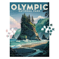 Thumbnail for Olympic National Park Coastal 500 piece puzzle by MakeYourPuzzles
