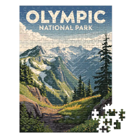 Thumbnail for Olympic National Park Hurricane Ridge 252 piece puzzle by MakeYourPuzzles