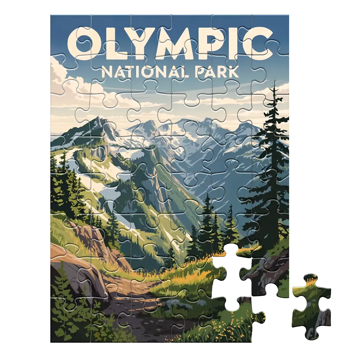 Olympic National Park Hurricane Ridge 48 piece puzzle by MakeYourPuzzles