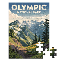 Thumbnail for Olympic National Park Hurricane Ridge 48 piece puzzle by MakeYourPuzzles