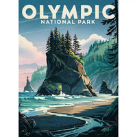 Thumbnail for Olympic National Park Puzzle Coastal by MakeYourPuzzles