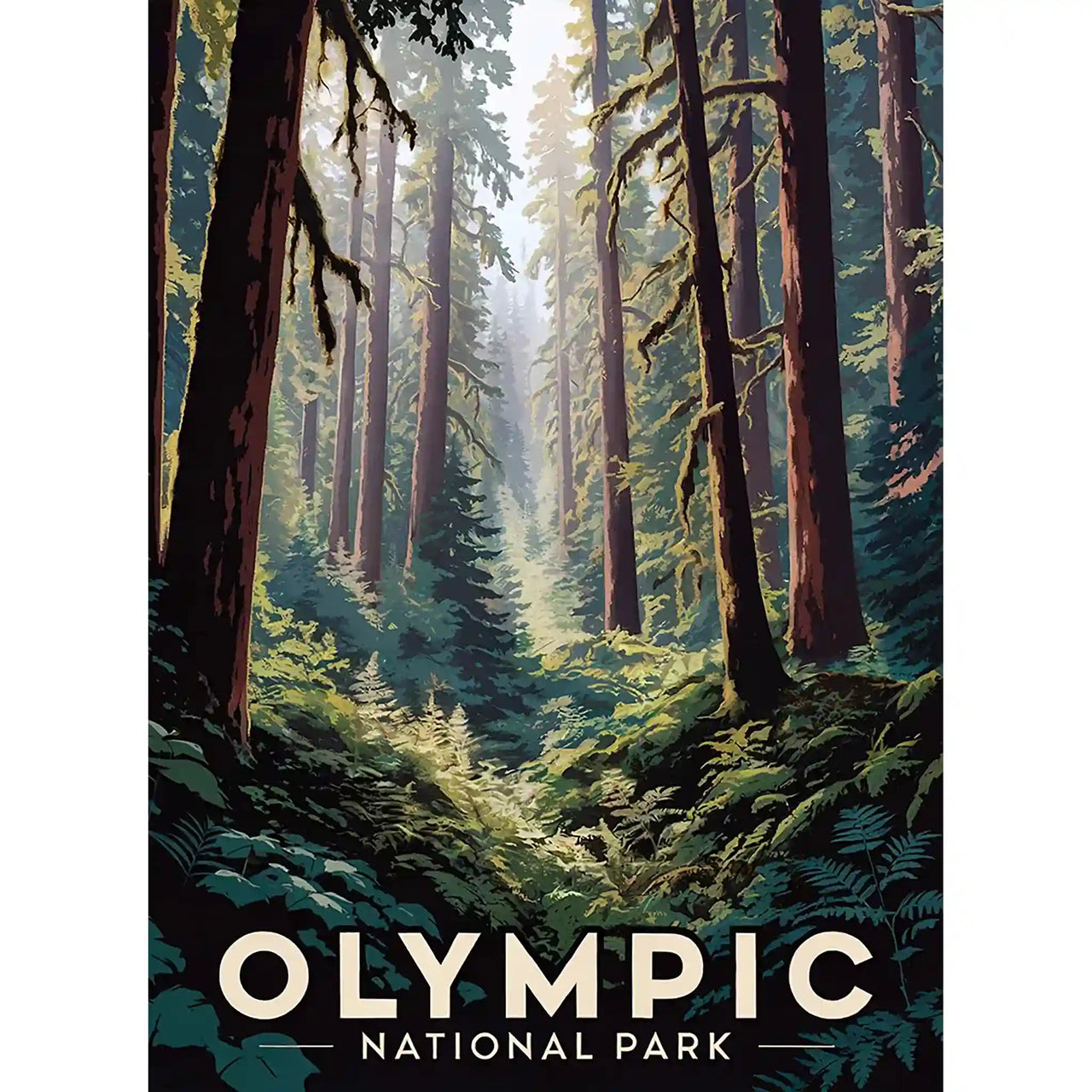 Olympic National Park Puzzle Rainforest by MakeYourPuzzles