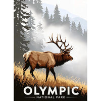 Thumbnail for Olympic National Park Puzzle Roosevelt Elk by MakeYourPuzzles