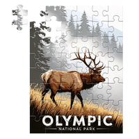 Thumbnail for Olympic National Park Roosevelt Elk 48 piece puzzle by MakeYourPuzzles