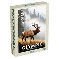 Thumbnail for Olympic National Park Roosevelt Elk 500 piece puzzle box by MakeYourPuzzles