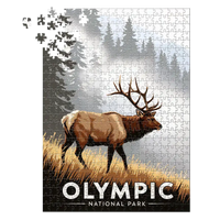 Thumbnail for Olympic National Park Roosevelt Elk 500 piece puzzle by MakeYourPuzzles