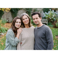 Personalized Mom Puzzle landscape orientation of Mom with her two young adult children