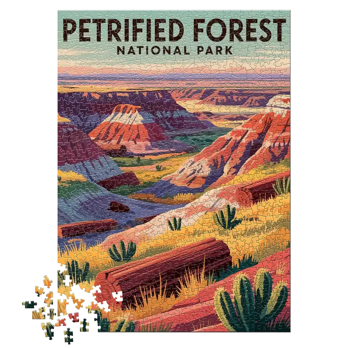 Petrified Forest National Park 1000 piece puzzle by MakeYourPuzzles