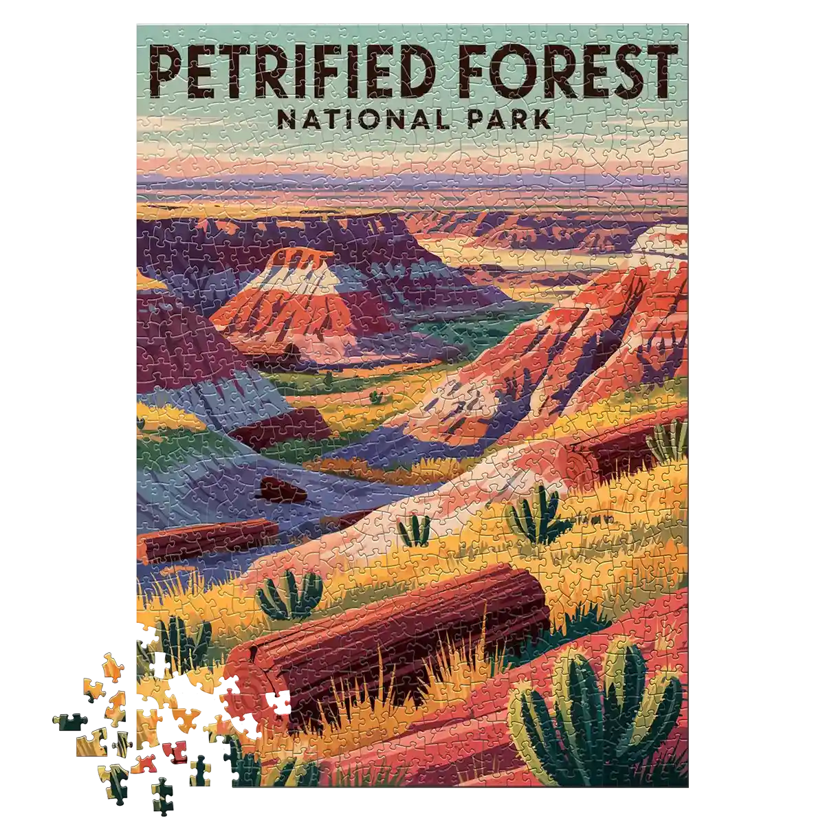 Petrified Forest National Park 1000 piece puzzle by MakeYourPuzzles