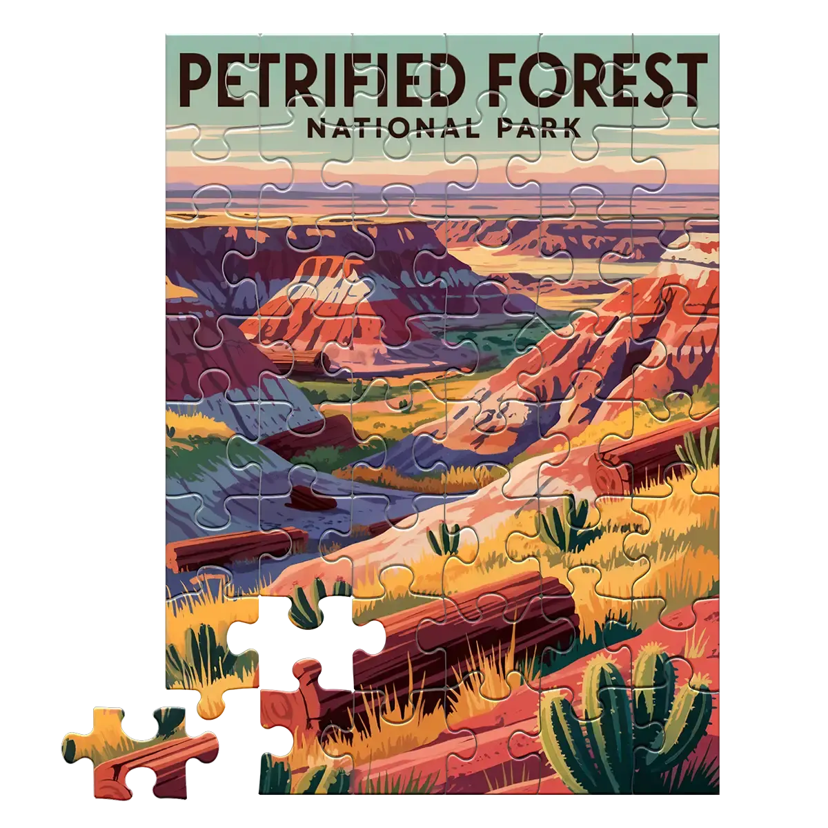 Petrified Forest National Park 48 piece puzzle by MakeYourPuzzles