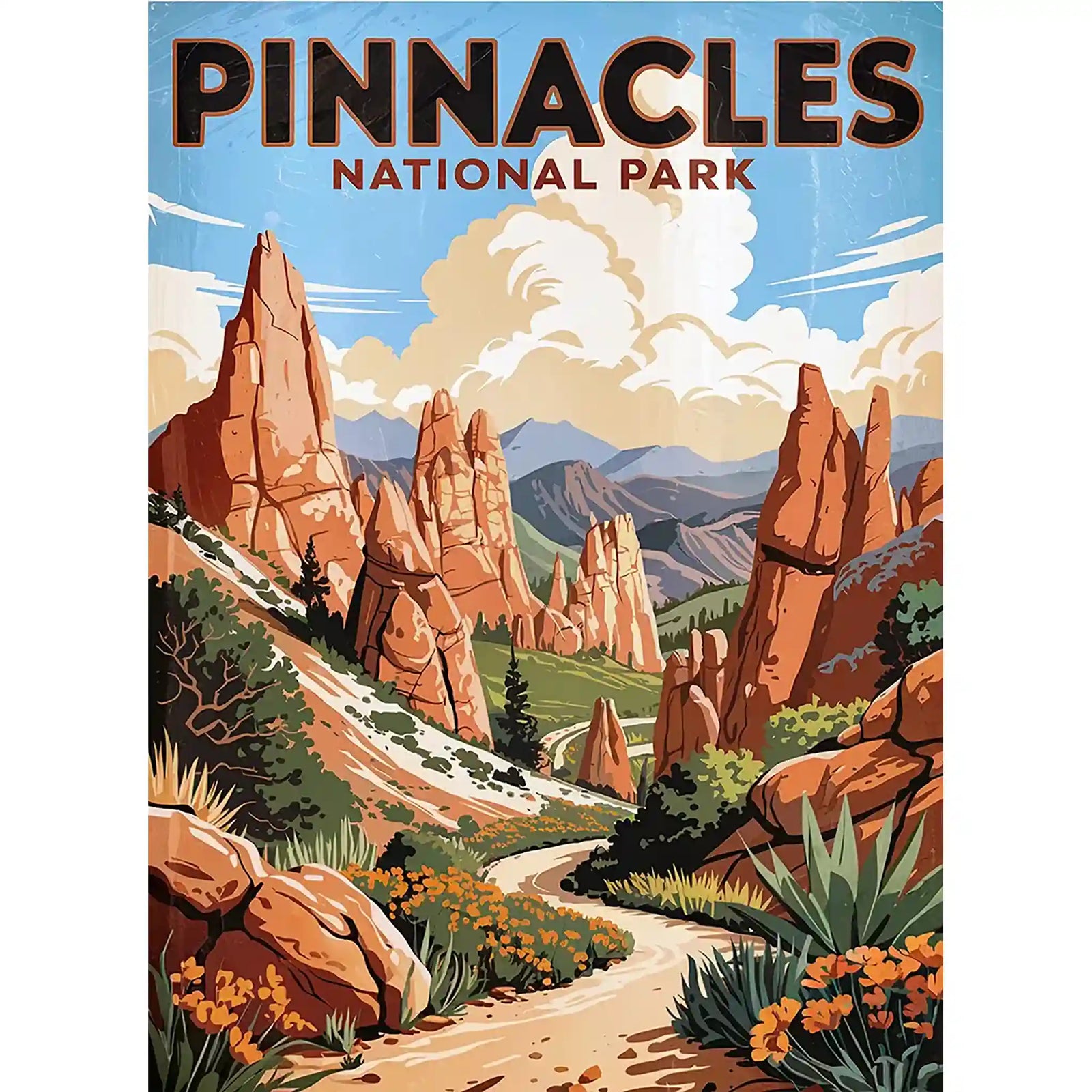 Pinnacles National Park Puzzle by MakeYourPuzzles | Premium Quality Jigsaw Puzzles made in the USA