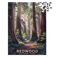 Thumbnail for Redwood National Park 1000 piece puzzle by MakeYourPuzzles