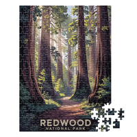 Thumbnail for Redwood National Park 252 piece puzzle by MakeYourPuzzles