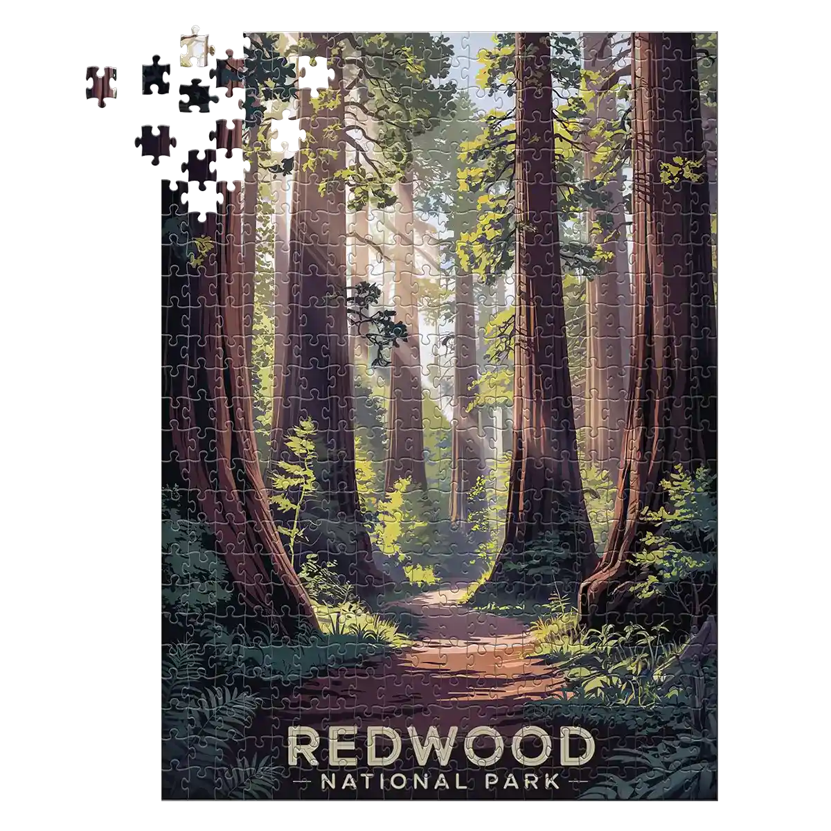 Redwood National Park 500 piece puzzle by MakeYourPuzzles