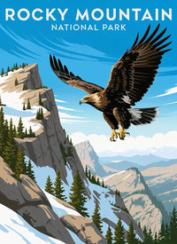 Thumbnail for Rocky Mountain National Park Puzzle Eagle by MakeYourPuzzles