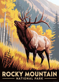 Thumbnail for Rocky Mountain National Park Puzzle Elk by MakeYourPuzzles