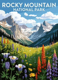 Thumbnail for Rocky Mountain National Park Puzzle Flowers by MakeYourPuzzles