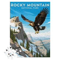 Thumbnail for Rocky Mountain National Park Eagle 1000 piece puzzle by MakeYourPuzzles