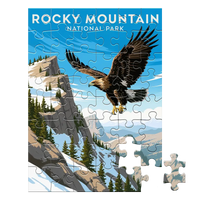 Thumbnail for Rocky Mountain National Park Eagle 48 piece puzzle by MakeYourPuzzles