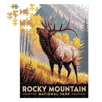 Thumbnail for Rocky Mountain National Park Elk 252 piece puzzle by MakeYourPuzzles