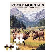 Thumbnail for Rocky Mountain National Park Elk Herd 48 piece puzzle by MakeYourPuzzles