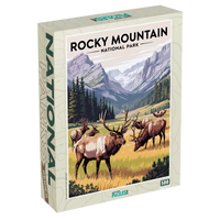 Thumbnail for Rocky Mountain National Park Elk Herd 500 piece puzzle box by MakeYourPuzzles