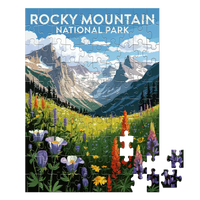 Thumbnail for Rocky Mountain National Park Flowers 100 piece puzzle by MakeYourPuzzles