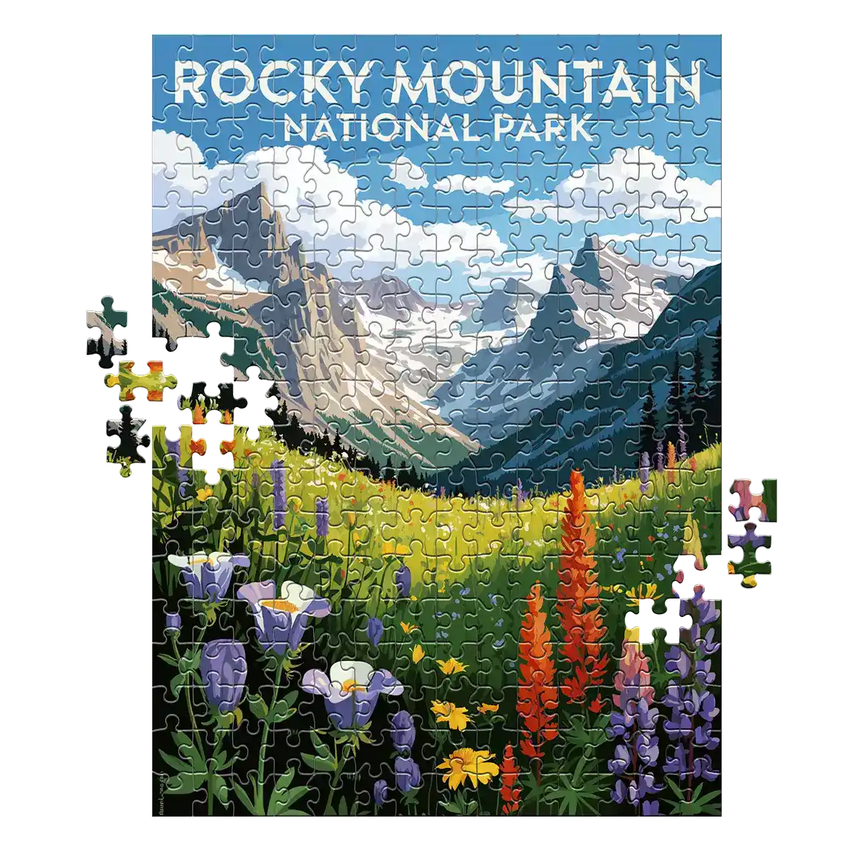 Rocky Mountain National Park Flowers 252 piece puzzle by MakeYourPuzzles