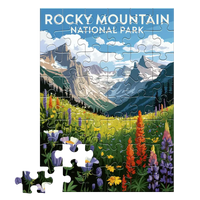 Thumbnail for Rocky Mountain National Park Flowers 48 piece puzzle by MakeYourPuzzles