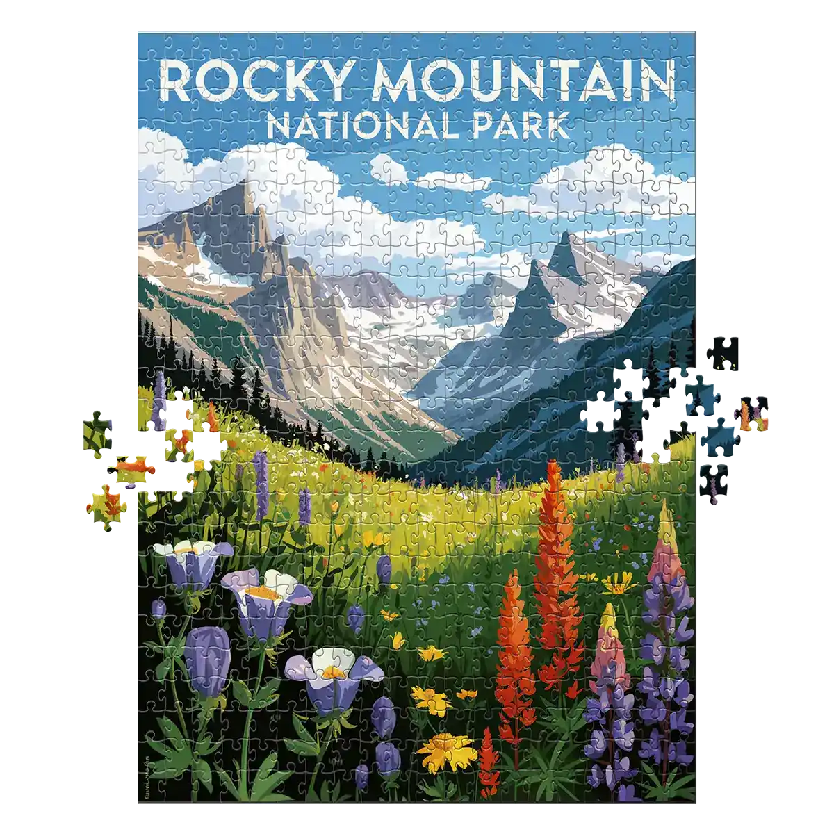 Rocky Mountain National Park Flowers 500 piece puzzle by MakeYourPuzzles