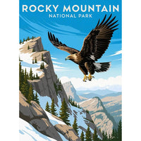 Thumbnail for Rocky Mountain National Park Puzzle Eagle by MakeYourPuzzles