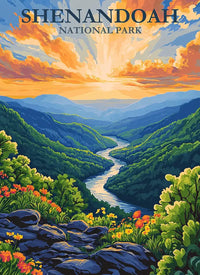 Thumbnail for Shenandoah National Park Puzzle WPA Style by MakeYourPuzzles