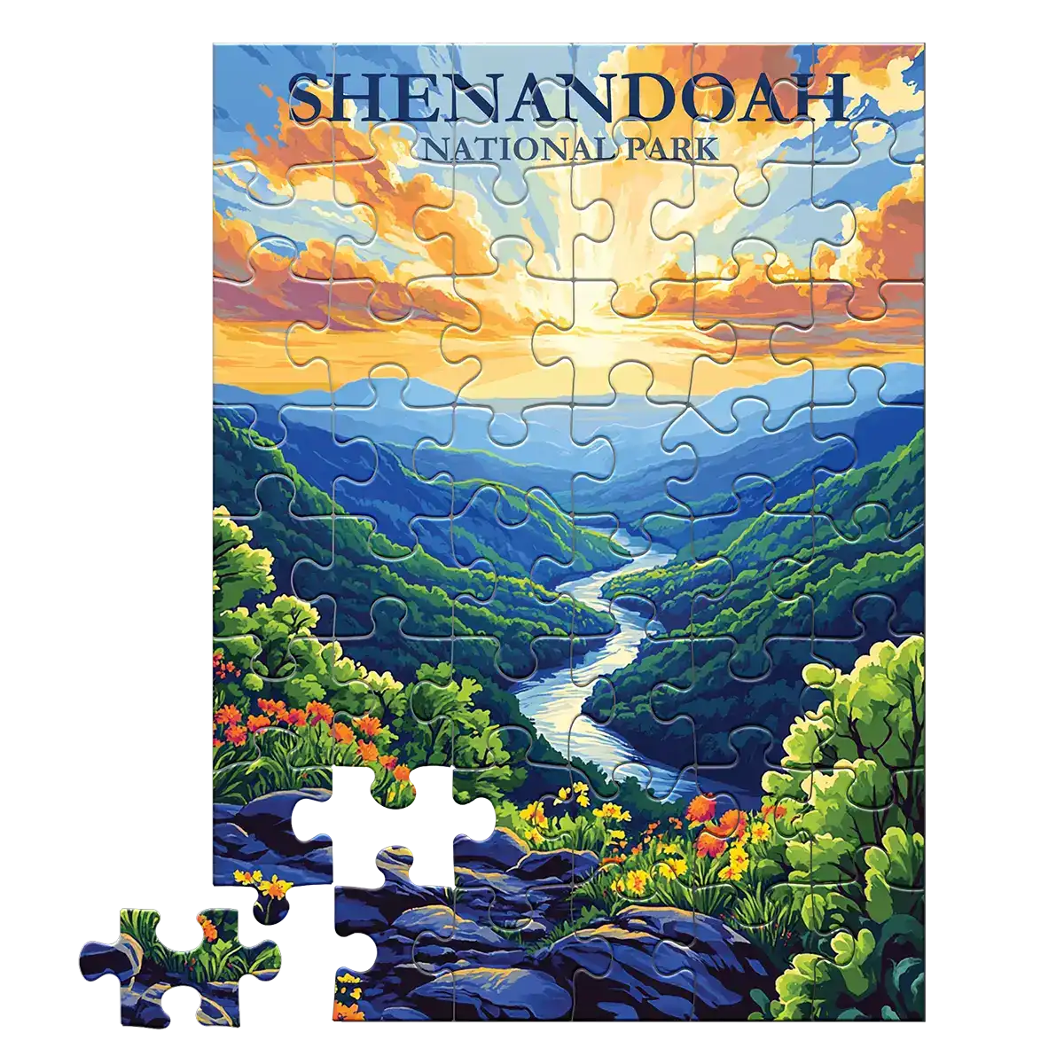 Shenandoah National Park 48 piece puzzle by MakeYourPuzzles