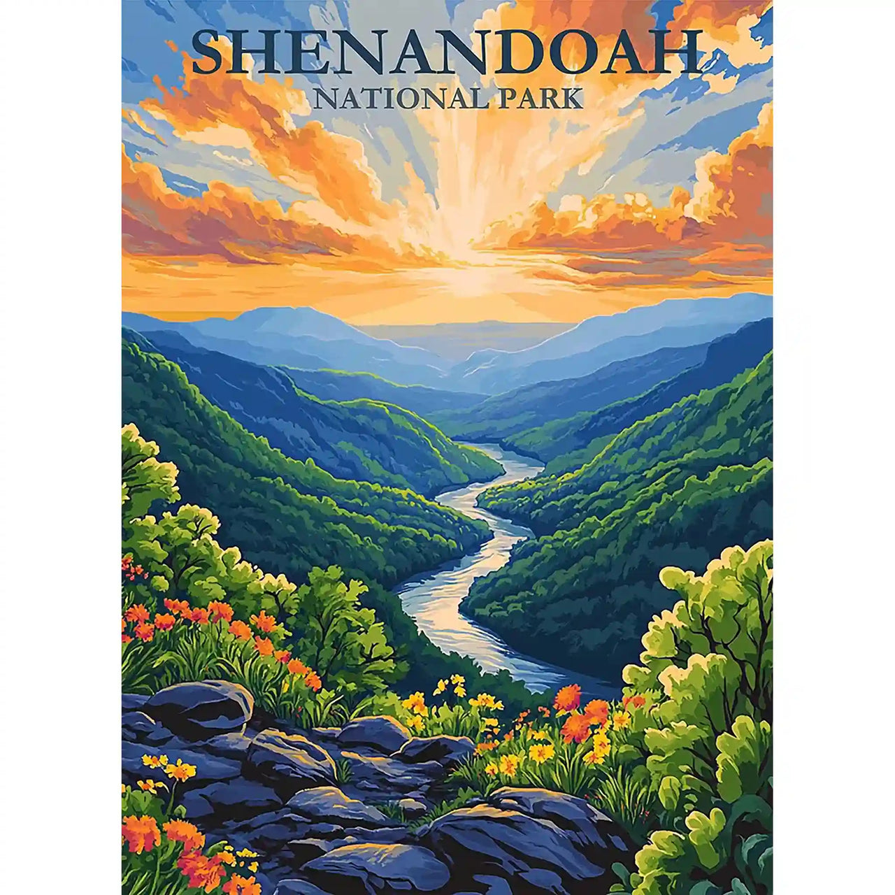 Shenandoah National Park Puzzle by MakeYourPuzzles