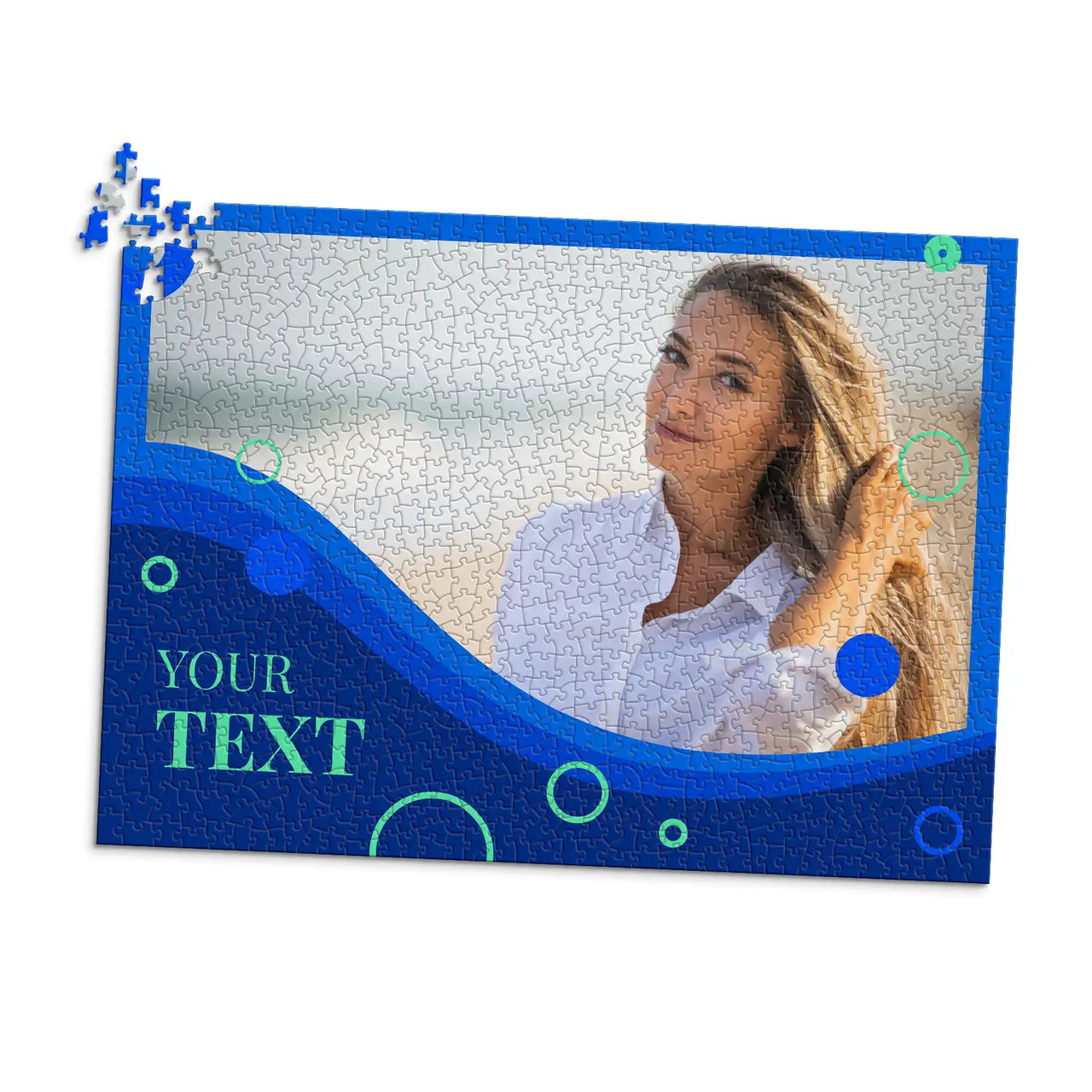 Text Ocean Wave Photo Puzzle - 1000 piece
