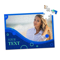 Text Ocean Wave Photo Puzzle - 100 piece
