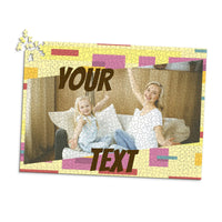 Text Retro Photo Puzzle - 1000 piece