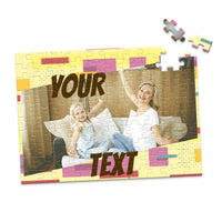Text Retro Photo Puzzle - 100 piece
