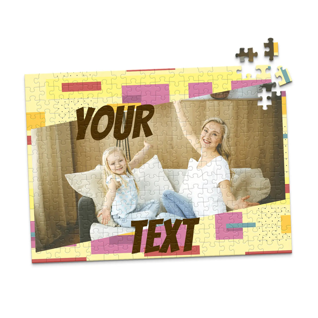 Text Retro Photo Puzzle - 252 piece